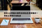 西安122例确诊病例活动轨迹/西安确诊一例本土病例行动轨迹